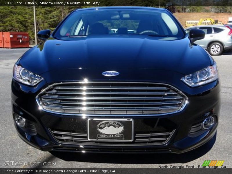 Shadow Black / Medium Earth Gray 2016 Ford Fusion S