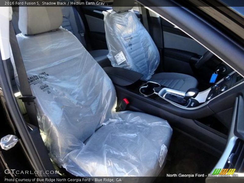 Shadow Black / Medium Earth Gray 2016 Ford Fusion S