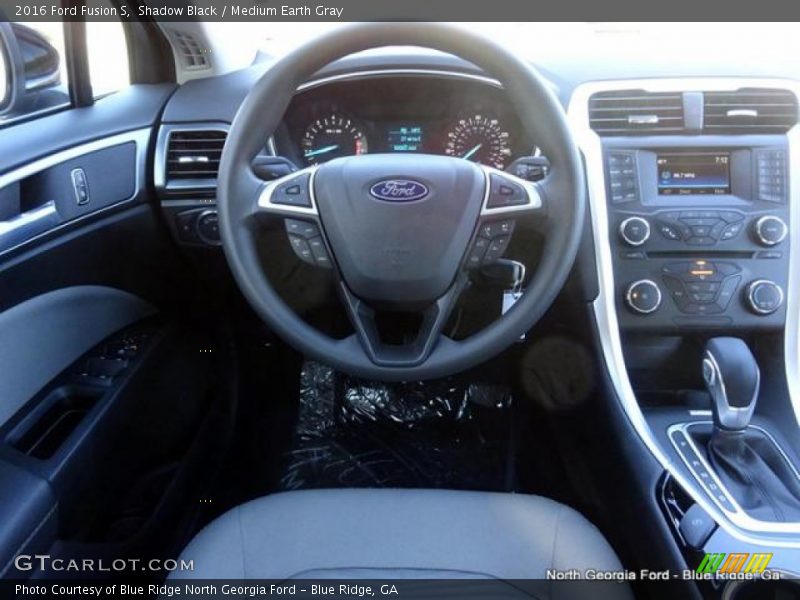 Shadow Black / Medium Earth Gray 2016 Ford Fusion S
