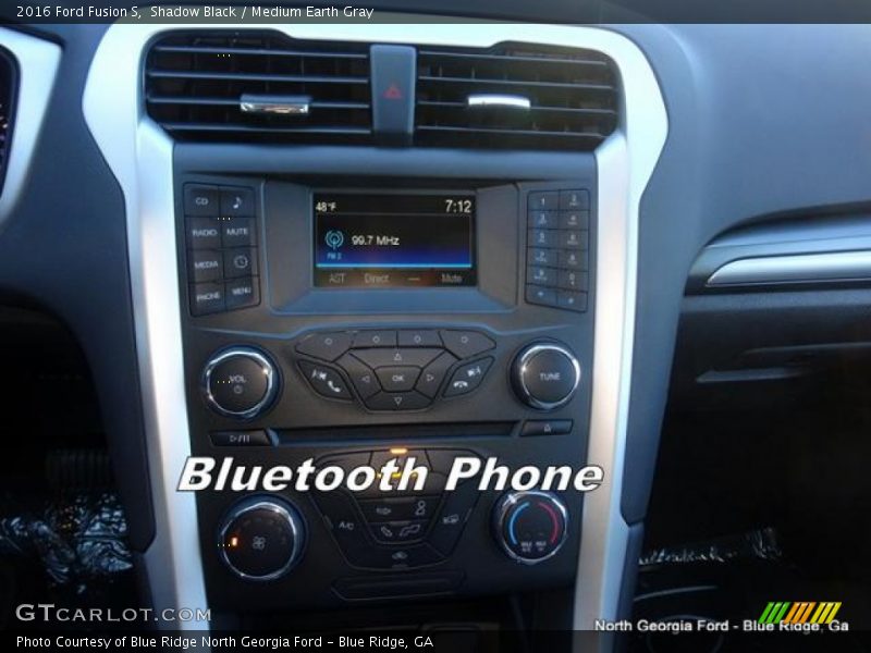 Shadow Black / Medium Earth Gray 2016 Ford Fusion S
