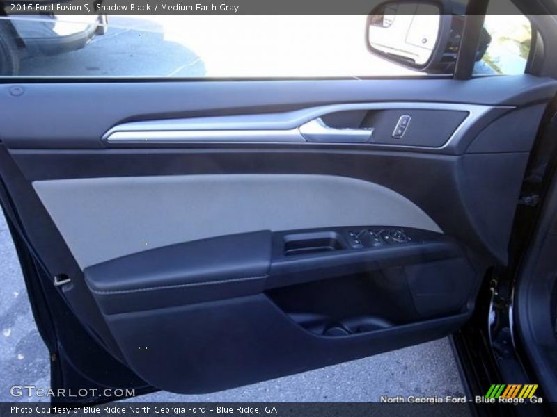 Shadow Black / Medium Earth Gray 2016 Ford Fusion S
