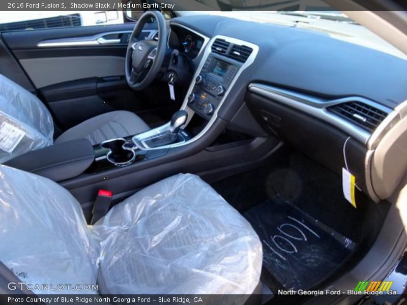 Shadow Black / Medium Earth Gray 2016 Ford Fusion S