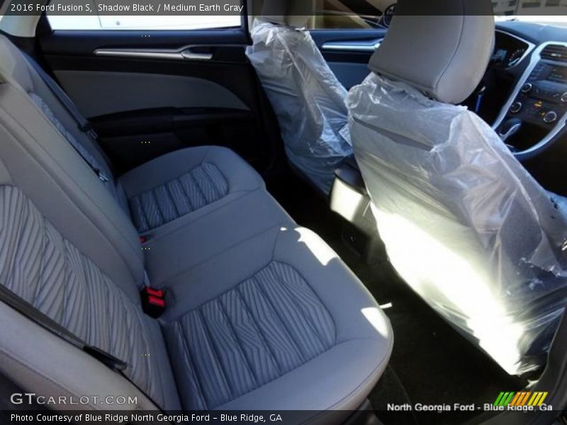 Shadow Black / Medium Earth Gray 2016 Ford Fusion S