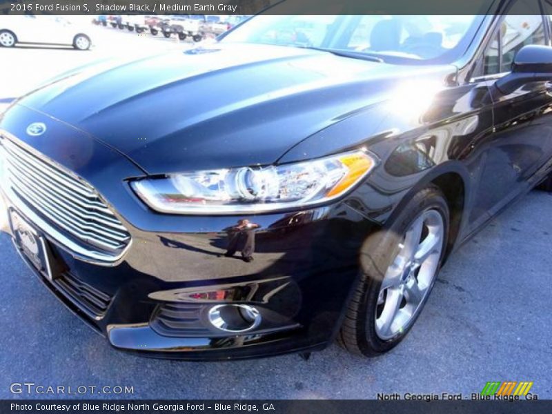 Shadow Black / Medium Earth Gray 2016 Ford Fusion S