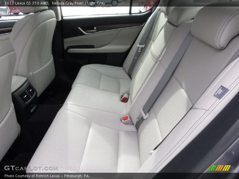 Nebula Gray Pearl / Light Gray 2013 Lexus GS 350 AWD