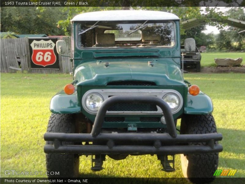 Green / Black 1963 Toyota Land Cruiser FJ40