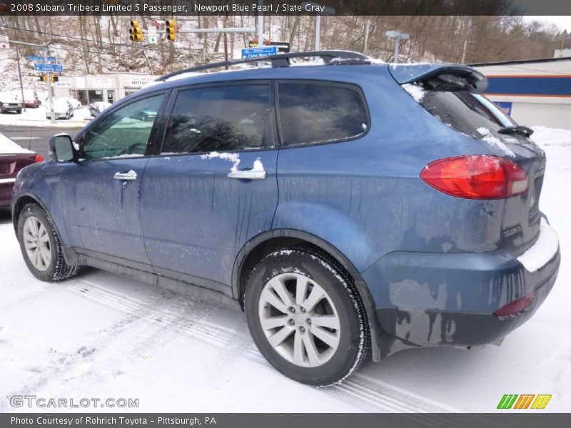 Newport Blue Pearl / Slate Gray 2008 Subaru Tribeca Limited 5 Passenger