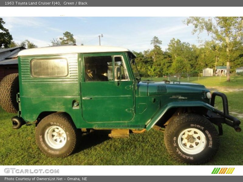 Green / Black 1963 Toyota Land Cruiser FJ40