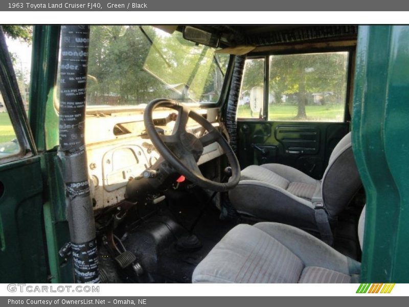 Front Seat of 1963 Land Cruiser FJ40