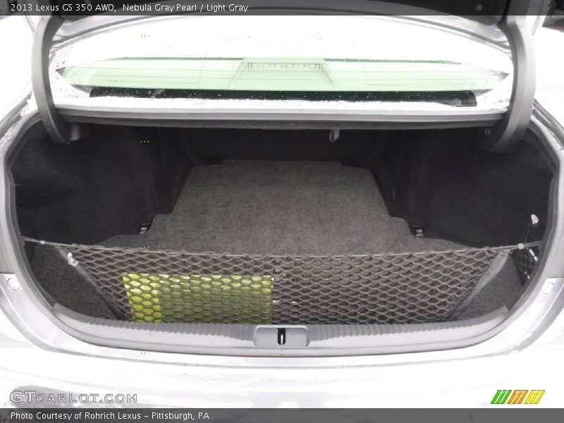Nebula Gray Pearl / Light Gray 2013 Lexus GS 350 AWD