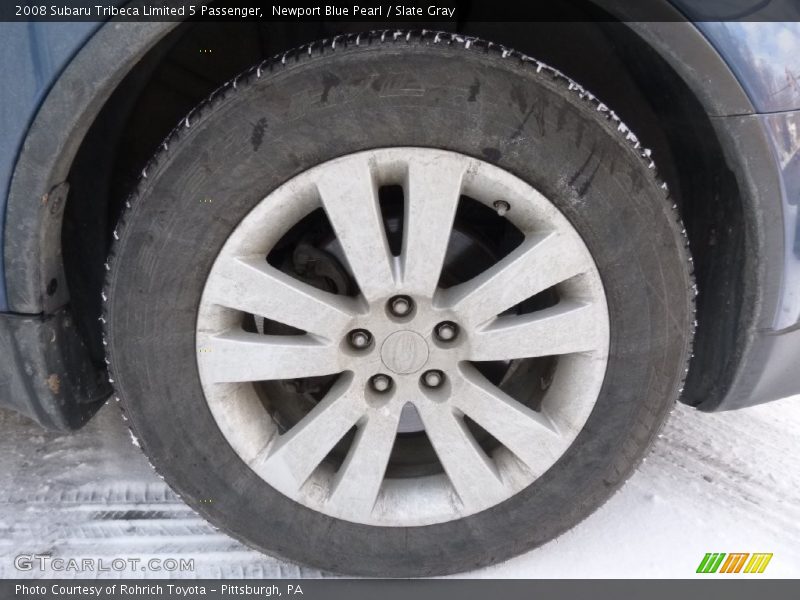 Newport Blue Pearl / Slate Gray 2008 Subaru Tribeca Limited 5 Passenger