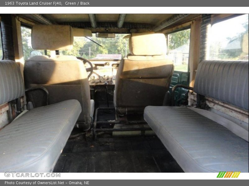 Rear Seat of 1963 Land Cruiser FJ40