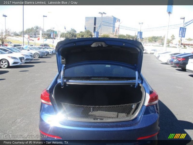 Lakeside Blue / Gray 2017 Hyundai Elantra Limited