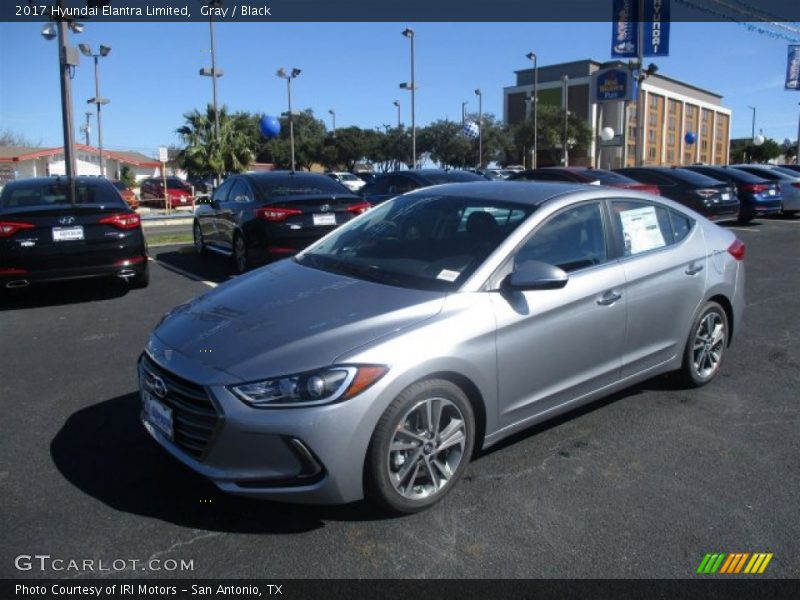 Gray / Black 2017 Hyundai Elantra Limited