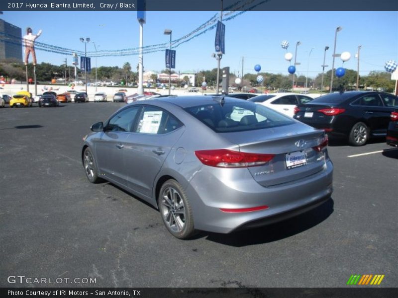 Gray / Black 2017 Hyundai Elantra Limited