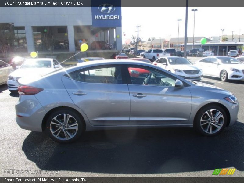 Gray / Black 2017 Hyundai Elantra Limited