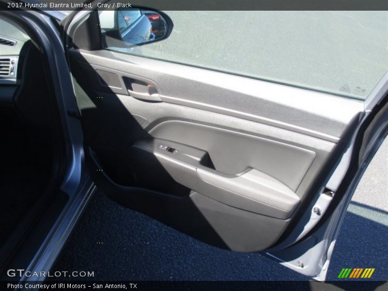 Gray / Black 2017 Hyundai Elantra Limited