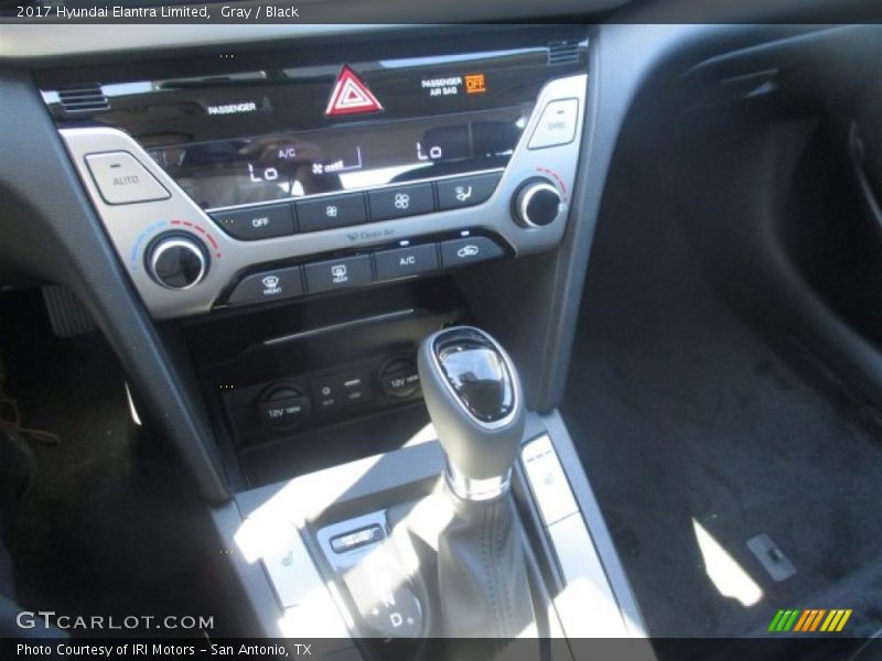 Gray / Black 2017 Hyundai Elantra Limited