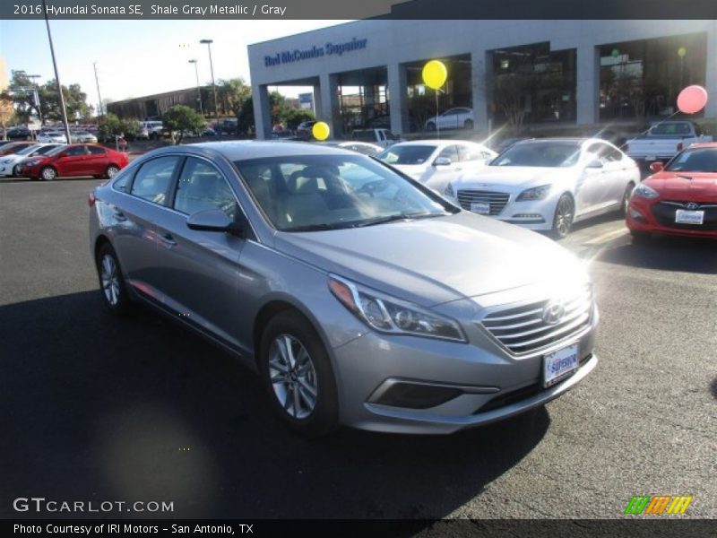 Shale Gray Metallic / Gray 2016 Hyundai Sonata SE