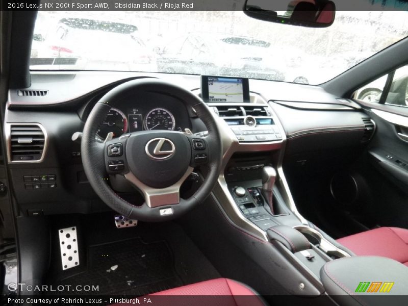 Rioja Red Interior - 2016 NX 200t F Sport AWD 