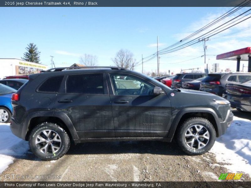 Rhino / Black 2016 Jeep Cherokee Trailhawk 4x4