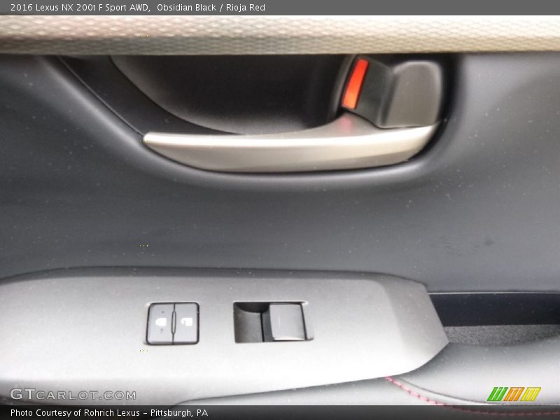 Obsidian Black / Rioja Red 2016 Lexus NX 200t F Sport AWD