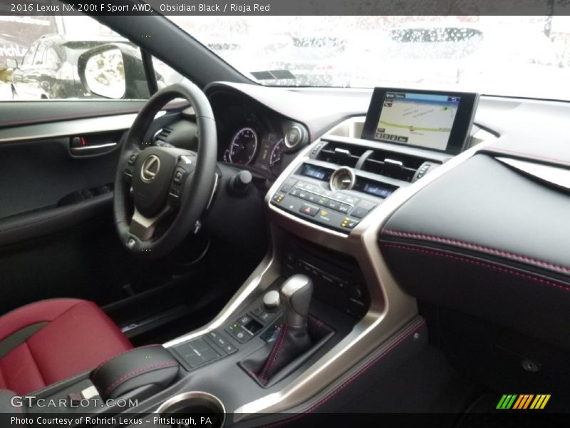 Obsidian Black / Rioja Red 2016 Lexus NX 200t F Sport AWD