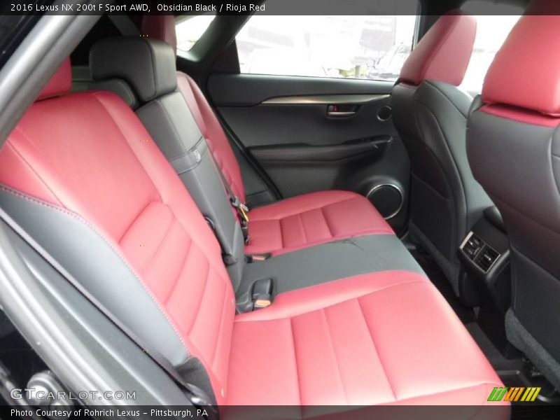 Obsidian Black / Rioja Red 2016 Lexus NX 200t F Sport AWD