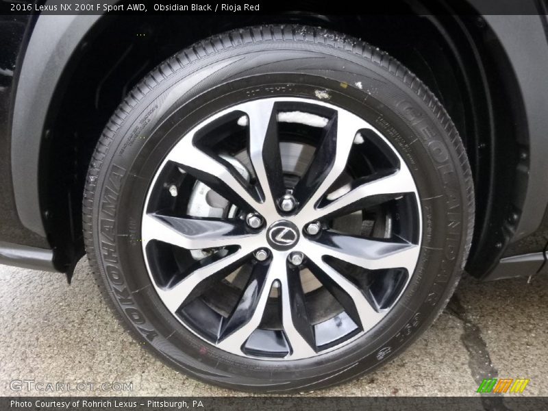  2016 NX 200t F Sport AWD Wheel