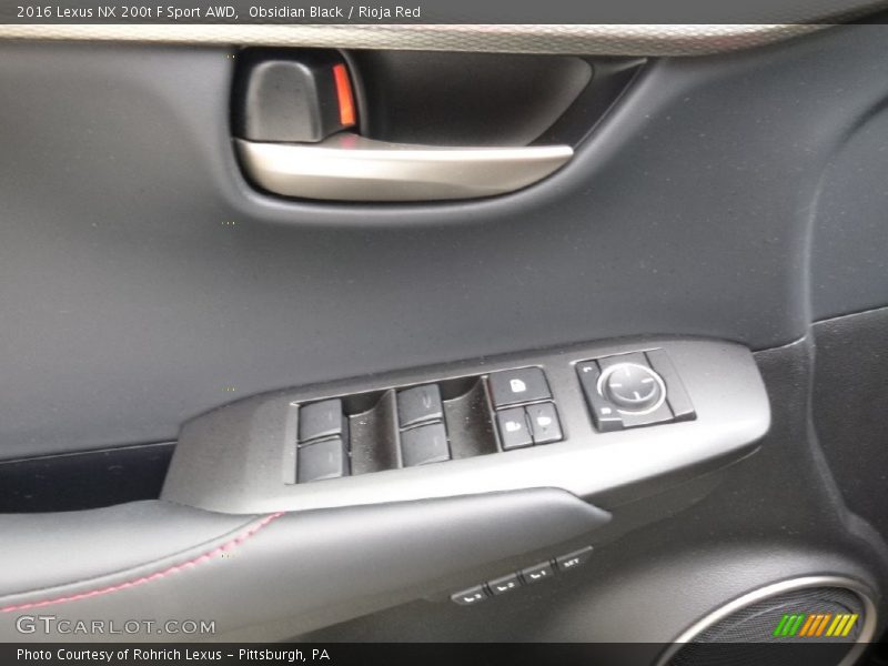 Obsidian Black / Rioja Red 2016 Lexus NX 200t F Sport AWD