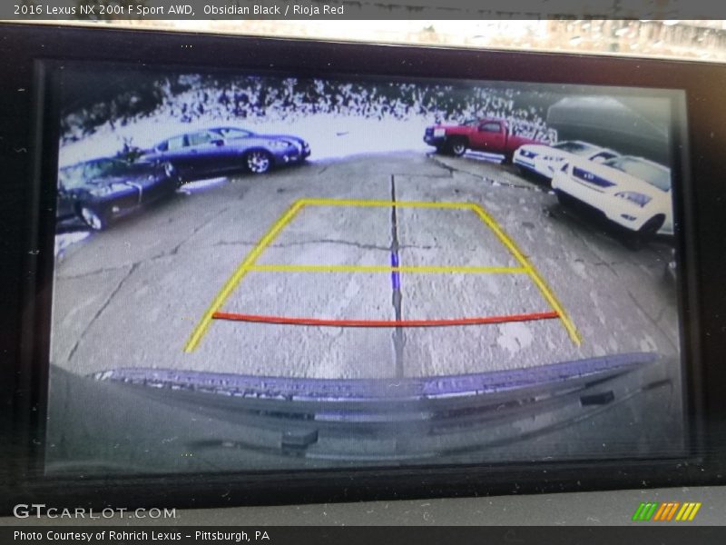 Obsidian Black / Rioja Red 2016 Lexus NX 200t F Sport AWD