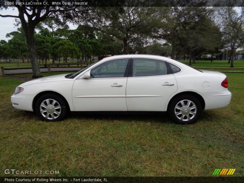 White Opal / Neutral 2006 Buick LaCrosse CX