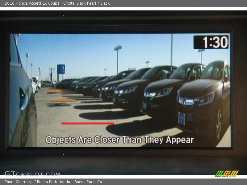 Crystal Black Pearl / Black 2016 Honda Accord EX Coupe
