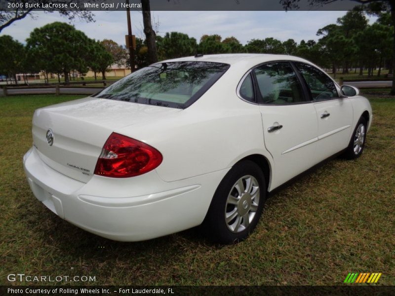 White Opal / Neutral 2006 Buick LaCrosse CX