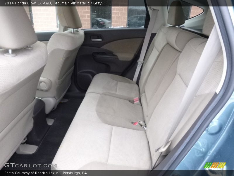 Mountain Air Metallic / Gray 2014 Honda CR-V EX AWD