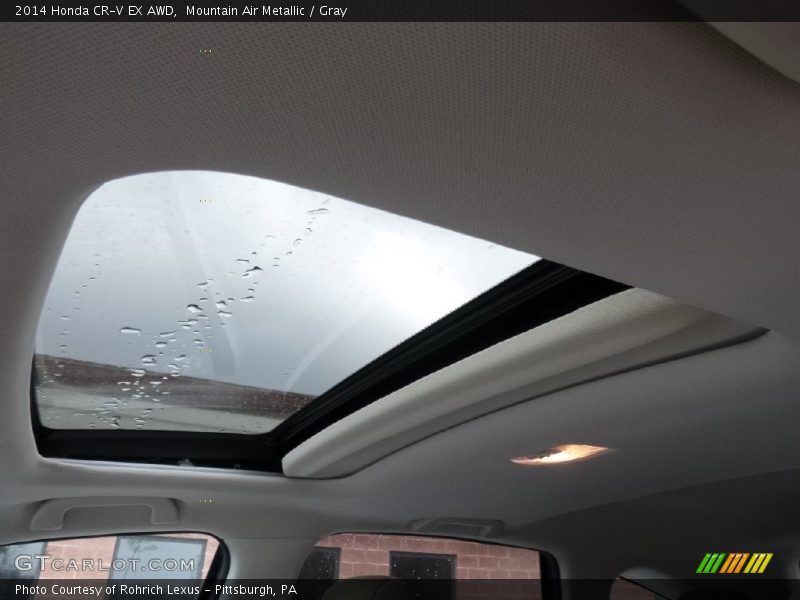 Mountain Air Metallic / Gray 2014 Honda CR-V EX AWD