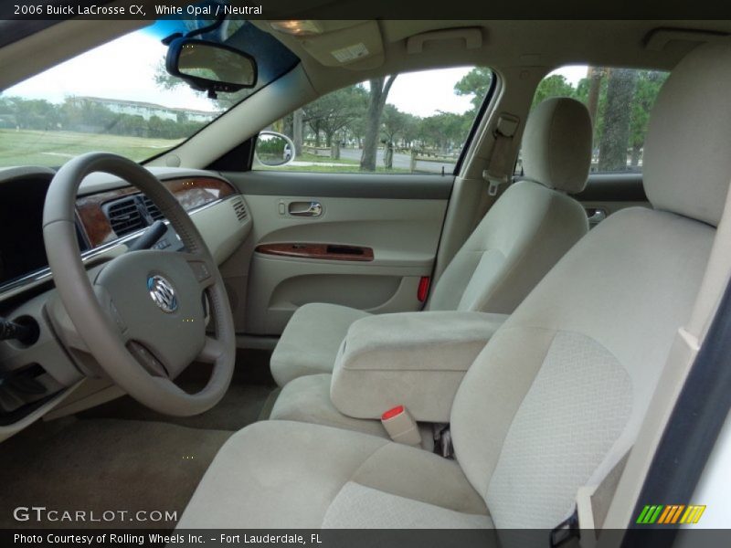 White Opal / Neutral 2006 Buick LaCrosse CX