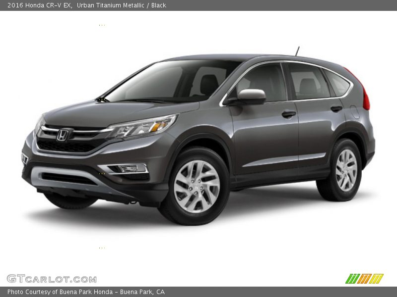 Urban Titanium Metallic / Black 2016 Honda CR-V EX
