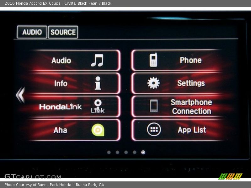 Crystal Black Pearl / Black 2016 Honda Accord EX Coupe
