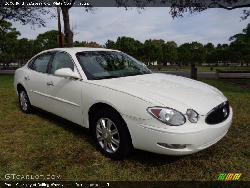 White Opal / Neutral 2006 Buick LaCrosse CX