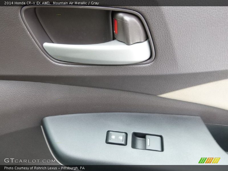 Mountain Air Metallic / Gray 2014 Honda CR-V EX AWD