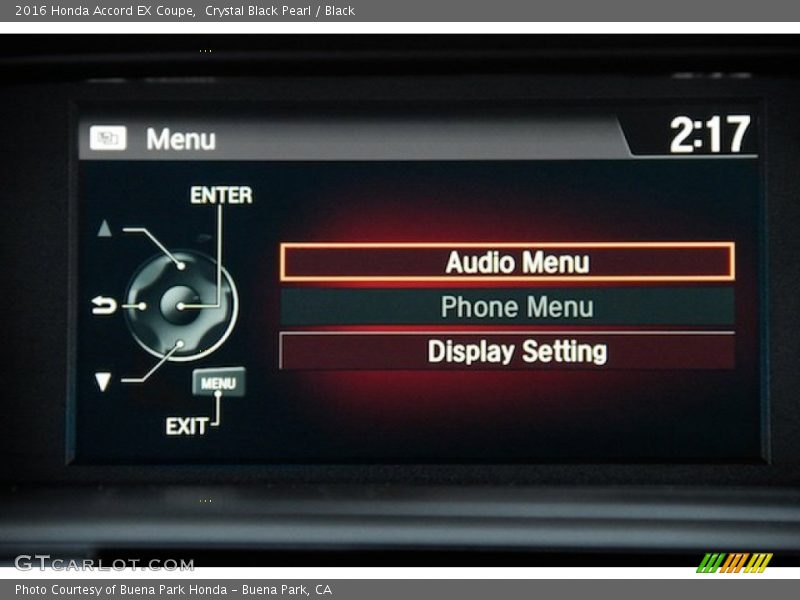 Crystal Black Pearl / Black 2016 Honda Accord EX Coupe