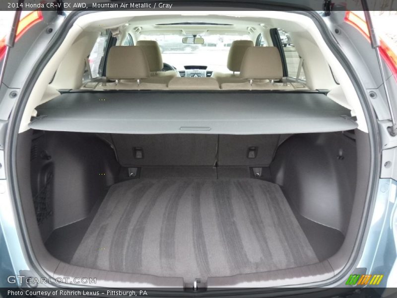 Mountain Air Metallic / Gray 2014 Honda CR-V EX AWD
