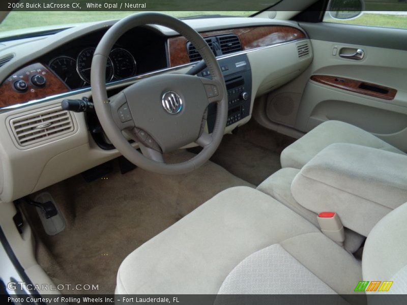 White Opal / Neutral 2006 Buick LaCrosse CX