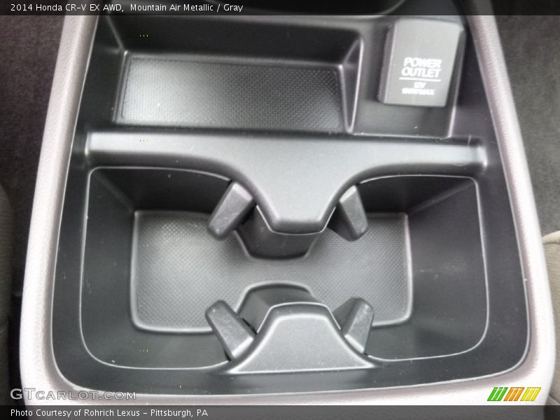 Mountain Air Metallic / Gray 2014 Honda CR-V EX AWD