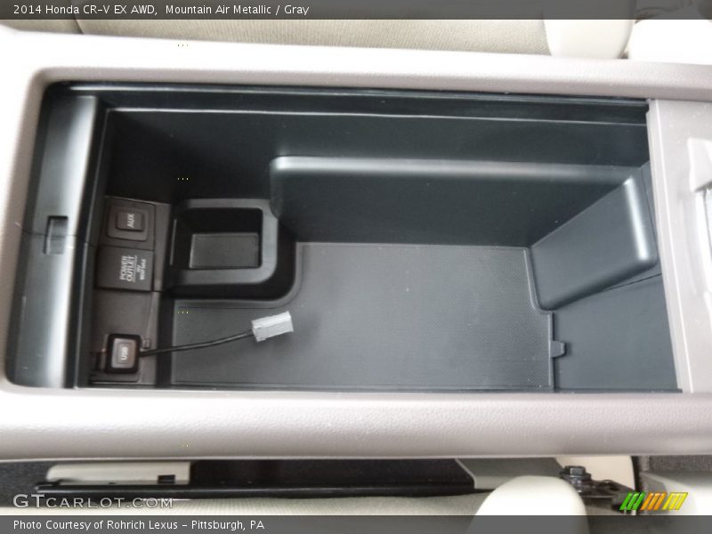 Mountain Air Metallic / Gray 2014 Honda CR-V EX AWD