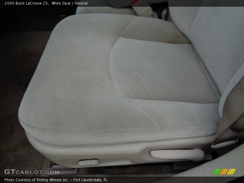 White Opal / Neutral 2006 Buick LaCrosse CX