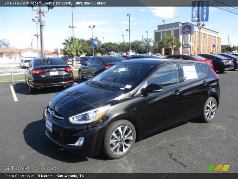 Ultra Black / Black 2016 Hyundai Accent Sport Hatchback
