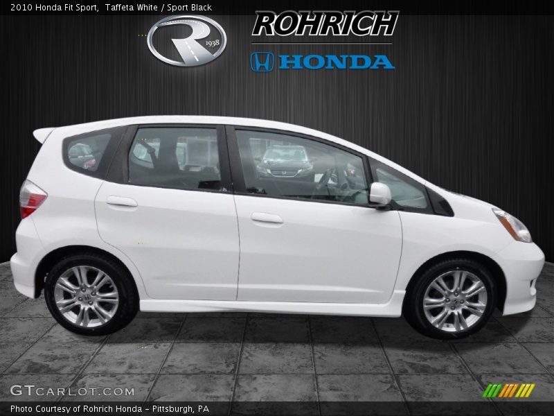 Taffeta White / Sport Black 2010 Honda Fit Sport