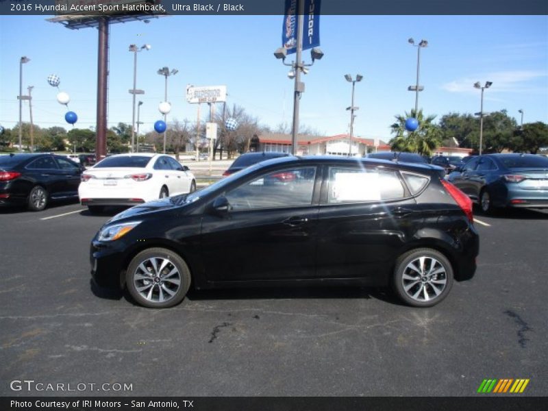 Ultra Black / Black 2016 Hyundai Accent Sport Hatchback